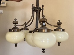 Used, good condition, wiener nostalgia chandelier + 2 wall arms for sale