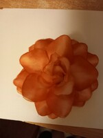Brooch (orange rose)