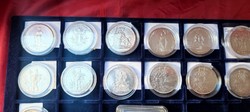 Svájc 5 Frak ezüst 835,szép antik értékes gyűjtemény 14 darab ritkaság