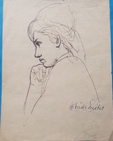 Elizabeth Hikádi: female portrait