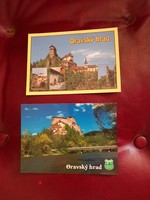 Árvai vár- Retró képeslap Szlovákia (3 db)