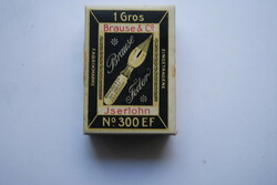 "Brause & Co. " régi, üres német karton tollhegydoboz