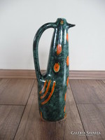 Retro ceramic bird shaped vase