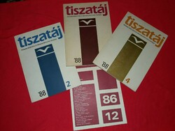 1984 / 2.3.4.Tiszatáj and 1986 12.Reality literature, art, culture in one picture