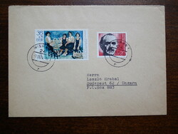 1972. Ndk - 2 printed envelopes, with a row of stamps and an independent value, 2.8 eur cat.No. With value