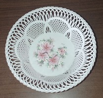 Porcelain decorative plate, signed