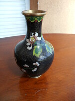 Oriental enamel vase