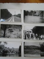 D198588 old photos (6 pieces) - Gemenc (Szekszárd, Baja) dead - Danube branch 1960s
