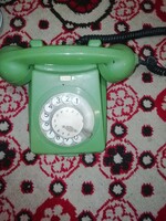 Old green phone