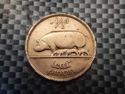 Írország ½ penny, 1928