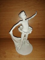 White porcelain ballerina figure - 20 cm high