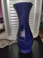 Cobalt blue vase