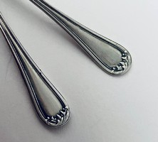 Silver spicy spoons in pairs