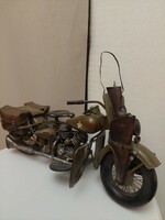 Harley davidson wla metal model, military motorcycle