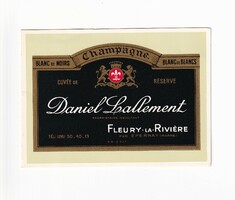 Champagne daniel lallement champagne price list and order card (French)