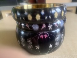 Desingual 3-piece bracelet - with flowers - marked!!!