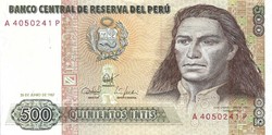 500 Intis 1987 Peru