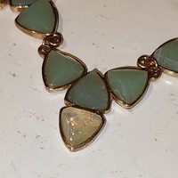 New! Opal effect necklaces