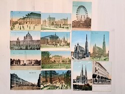 13 piece collection, Vienna, Wien, Vienna, 1910s and 20s, antique, old postcard