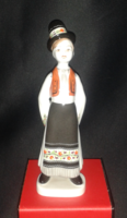 Matyó lad in Hollóháza folk costume / figure statue