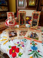 Popular porcelain doll collection in Matyó and Kalotaszeg costumes in new, unopened packaging