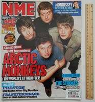 Nme magazine 06/1/21 arctic monkeys morrissey joy division richard ashcroft maximo park strokes russe