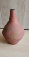 Mária Hadamcsik Tihany's ceramic vase with rare painting