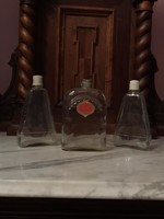 3 db retro orosz kölnis üveg