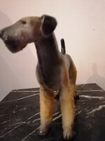 Antique Hóllóháza airdale terrier dog larger size