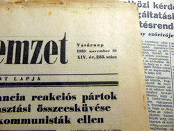 1958 November 30 / Hungarian nation / for birthday :-) newspaper!? No.: 24441