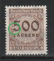 Tévnyomatok, érdekességek  1304 (Reich) Mi 313 A P HT    3,00 Euró  postatiszta