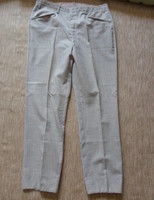 Retro long trousers, men's trousers 2.: Light gray (kammgarn trevira)