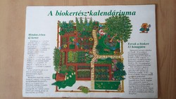 A biokertész kalendáriuma. Mezőgazdasági kiadó, 1985. J. Heemskerk 1984-es kalendáriuma alapján