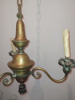 Antique copper chandelier