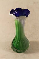 Antik szakított üveg váza 553