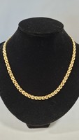 14 K gold necklace, neck blue 24.25 g