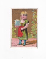 Antique litho advertising collector's card of St. Martin's monk's house
