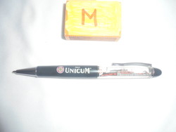 UNICUM retro úszó toll, reklám toll - hibátlan