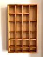 23 Small wall shelf with compartments, small storage shelf for small things, spicy, perfumed