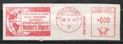 Gépi bérmentesítés kivágáson  0033 (Bundes) Stutgart 1      1967