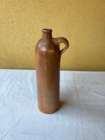 Antique earthenware bottle 31 cm.