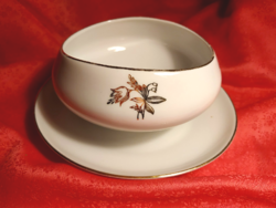 Porcelain tulip soup or sauce offering