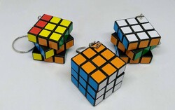 Keychain with rubik's cube