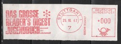 Gépi bérmentesítés kivágáson  0024 (Bundes) Stutgart 1      1967