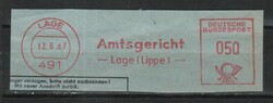 Gépi bérmentesítés kivágáson  0025 (Bundes) Lage      1967