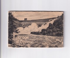 Üdvözlő füzet-képeslap  Éguzon-gátról , postatiszta