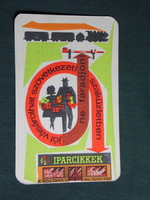 Card calendar, cooperative industrial goods specialist shops, graphic designer, 1964