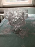 Kristály konyakos pohár (5 db)