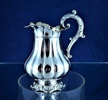 Very rare antique silver cream pourer, Frankfurt, ca. 1830!!!