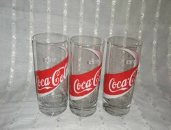 Coca-cola glass tumbler 3 in one